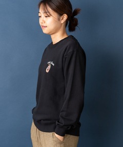 10.3oz  Well Done刺繍スウェットシャツ