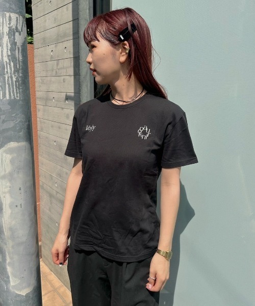 tシャツ 「ZOZOTOWN限定」LHP×momo/Organic cotton「aurinkoo」logo print T (Ladys)/lhpm ZOZOTOWN限定】LHP×momo/Organic cotton【aurinkoo】logo print