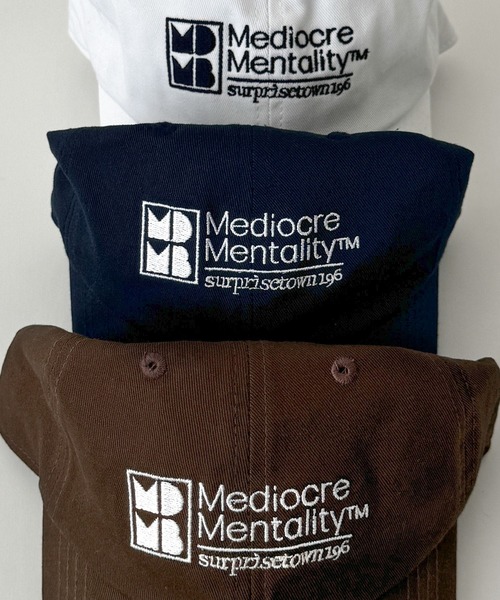 CANAL JEAN(キャナルジーン)の「Lakey Park Mediocre MentalityロゴCAP(キャップ・レディース・ホワイト/ネイビー/ブラウン・ONE SIZE)」の10枚目の写真