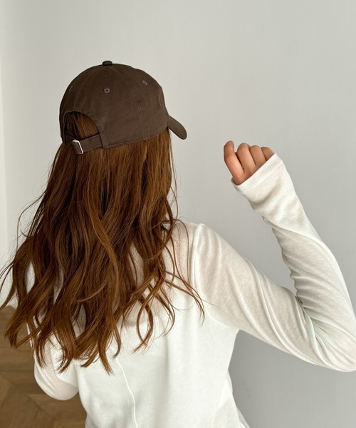 CANAL JEAN(キャナルジーン)の「Lakey Park Mediocre MentalityロゴCAP(キャップ・レディース・ホワイト/ネイビー/ブラウン・ONE SIZE)」の11枚目の写真