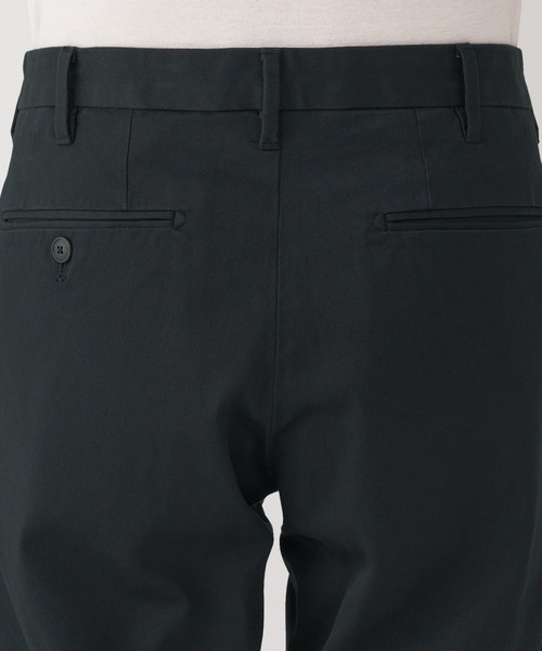 無印良品（ムジルシリョウヒン）の「紳士　ストレッチチノスリムパンツ（チノパンツ・メンズ・ブラック/ライトベージュ/ブラウン系/ブラウン系1/カーキ系・82/85/70/76/88/73/79）」の10枚目の写真