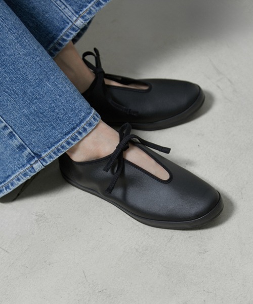 MoonStar(ムーンスター)の「【MOONSTAR FINE VULCANIZED(ムーンスター)】LITE PRIM ST(その他シューズ・レディース・ブラック/キナリ・23.0cm/24.0cm/25.0cm)」の2枚目の写真
