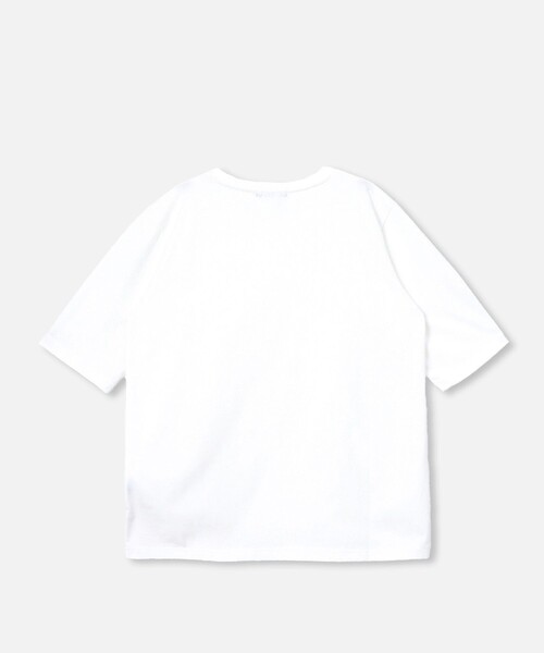 allureville（アルアバイル）の「◇ BASIC T（Tシャツ/カットソー・レディース・オフホワイト/ブラック系その他/ブラック・2）」の4枚目の写真