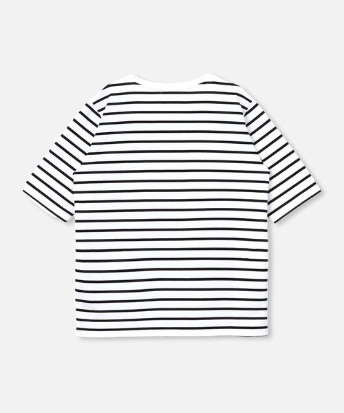 allureville（アルアバイル）の「◇ BASIC T（Tシャツ/カットソー・レディース・オフホワイト/ブラック系その他/ブラック・2）」の8枚目の写真