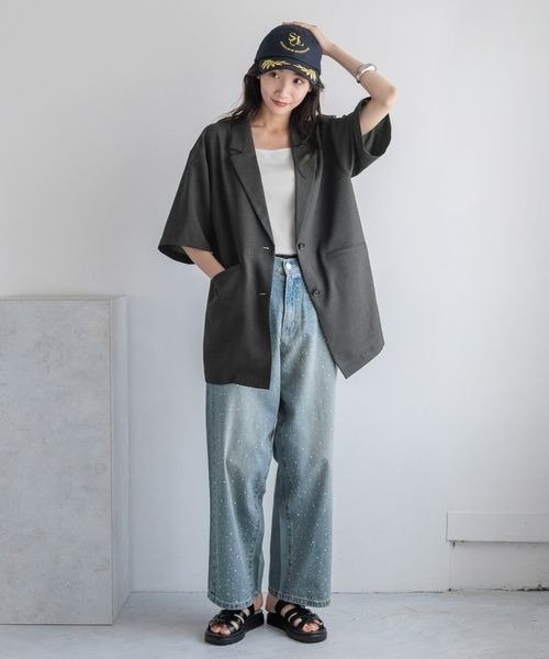 LOWRYS FARM（ローリーズファーム）の「エンブロイダリーCAP