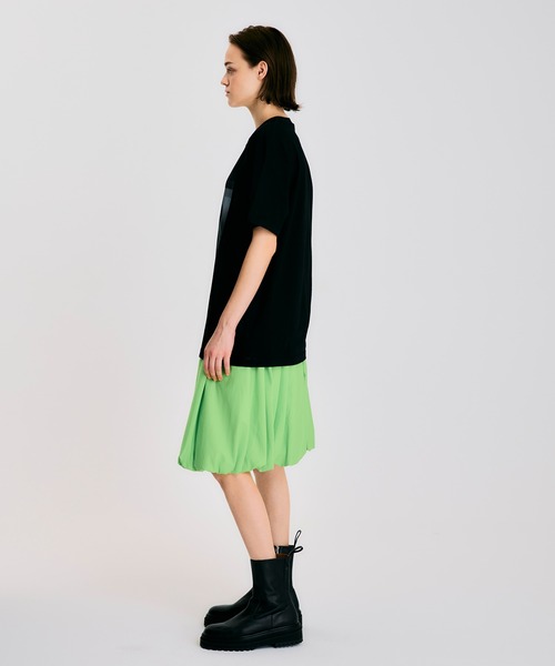 NOISE MAKER（ノイズメーカー）の「【追加②】ミディ丈バルーンスカート【Made in Japan】（スカート・レディース・ブラック/パープル/ライム/グレー/オレンジ/カーキ・38/36）」の18枚目の写真