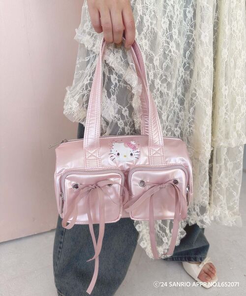 ハローキティ フェイラー リボン サンリオ スマホ ショルダーバッグ