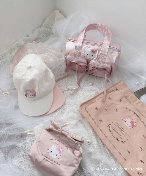 在庫処分 ハローキティ フェイラー ミニショルダーバッグ リボン #A28 在庫処分 ハローキティ フェイラー ミニショルダーバッグ リボン #A28
