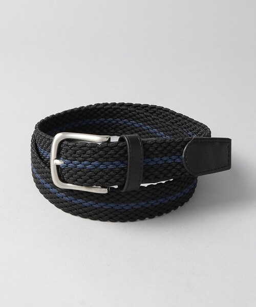 THE SHOP TK （ザ ショップ ティーケー ）の「◆ゴムメッシュベルト（ベルト・メンズ・ブラック系/ベージュ系その他3/ブラック系4/ブラック/ブルー系その他6・00）」の3枚目の写真