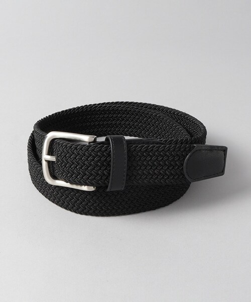 THE SHOP TK （ザ ショップ ティーケー ）の「◆ゴムメッシュベルト（ベルト・メンズ・ブラック系/ベージュ系その他3/ブラック系4/ブラック/ブルー系その他6・00）」の2枚目の写真