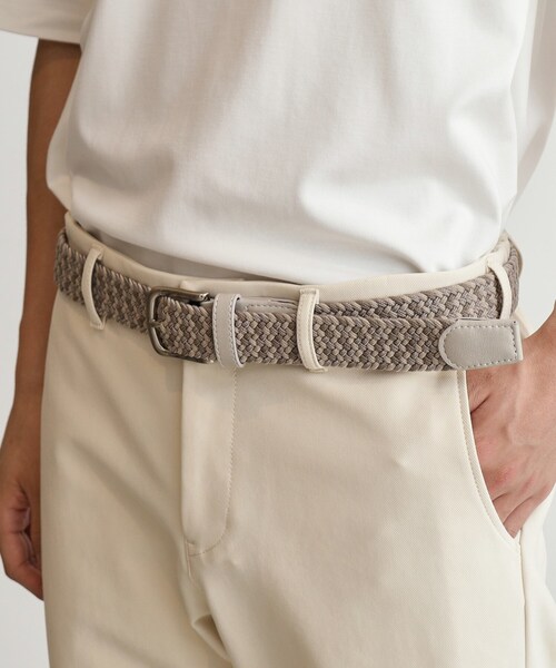 THE SHOP TK （ザ ショップ ティーケー ）の「◆ゴムメッシュベルト（ベルト・メンズ・ブラック系/ベージュ系その他3/ブラック系4/ブラック/ブルー系その他6・00）」の10枚目の写真