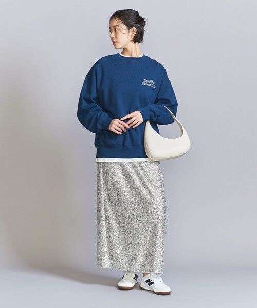 BEAUTY&YOUTH UNITED ARROWS（ビューティーアンドユースユナイテッドアローズ）の「スパンコール Iライン スカート（スカート・レディース・ブラウン/シルバー・M/S）」の8枚目の写真