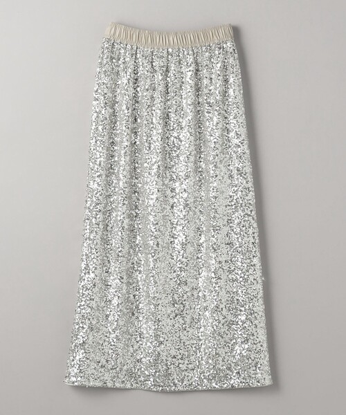 BEAUTY&YOUTH UNITED ARROWS（ビューティーアンドユースユナイテッドアローズ）の「スパンコール Iライン スカート（スカート・レディース・ブラウン/シルバー・M/S）」の12枚目の写真