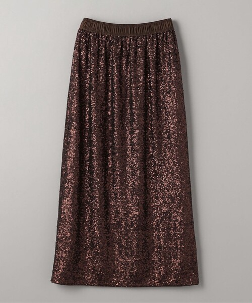 BEAUTY&YOUTH UNITED ARROWS（ビューティーアンドユースユナイテッドアローズ）の「スパンコール Iライン スカート（スカート・レディース・ブラウン/シルバー・M/S）」の18枚目の写真