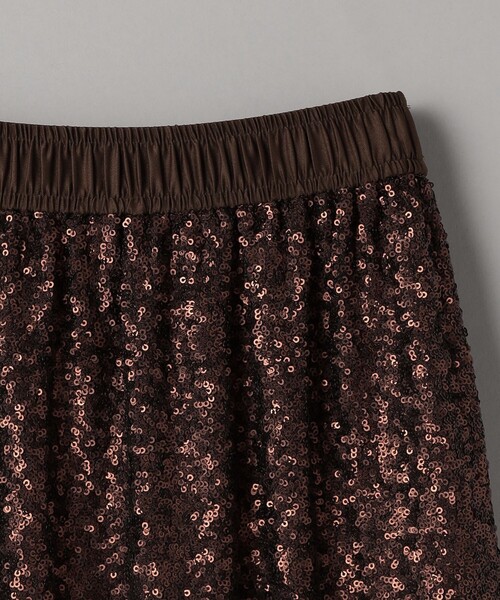 BEAUTY&YOUTH UNITED ARROWS（ビューティーアンドユースユナイテッドアローズ）の「スパンコール Iライン スカート（スカート・レディース・ブラウン/シルバー・M/S）」の16枚目の写真