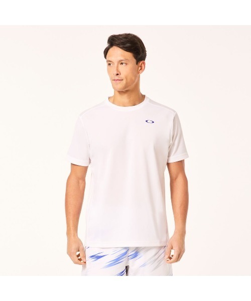 OAKLEY(オークリー)の「オークリー SLANT PLAIN SS TEE 9.0/ Tシャツ/ TRAINING スポーツ・トレーニング/ OAKLEY(Tシャツ/カットソー・メンズ・ネイビー/ブラック/ホワイト・S/M)」の3枚目の写真
