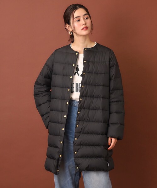 Traditional Weatherwear（トラディショナルウェザーウェア）の「Traditional Weatherwear（トラディショナル ウェザーウェア）ARKLEY ロングジャケット（その他アウター・レディース・オフホワイト/ベージュ/ブラック・02/01）」の8枚目の写真