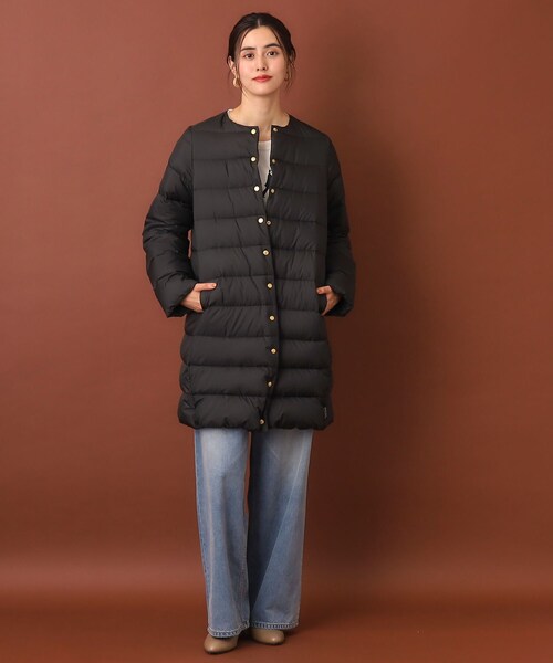 Traditional Weatherwear（トラディショナルウェザーウェア）の「Traditional Weatherwear（トラディショナル ウェザーウェア）ARKLEY ロングジャケット（その他アウター・レディース・オフホワイト/ベージュ/ブラック・02/01）」の9枚目の写真