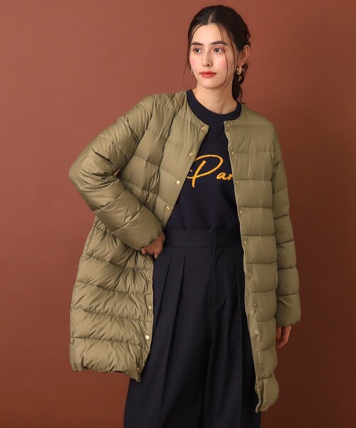 Traditional Weatherwear（トラディショナルウェザーウェア）の「Traditional Weatherwear（トラディショナル ウェザーウェア）ARKLEY ロングジャケット（その他アウター・レディース・オフホワイト/ベージュ/ブラック・02/01）」の16枚目の写真