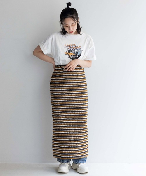 LOWRYS FARM（ローリーズファーム）の「ラッセルレーススカート 139000（スカート・レディース・ブラック/ブラウン・FREE）」の4枚目の写真