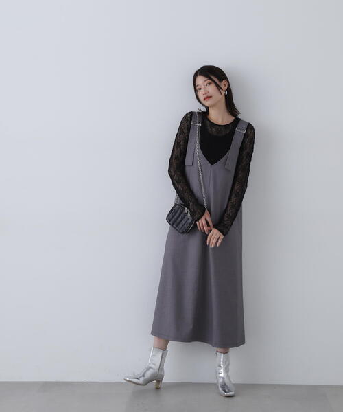 N.（N. Natural Beauty Basic）（エヌエヌナチュラルビューティーベーシック）の「◆シアーフラワーカットソー（Tシャツ/カットソー・レディース・オフホワイト/ブラック・MEDIUM）」の20枚目の写真