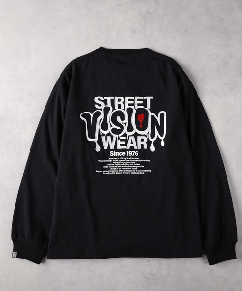 Right-on(ライトオン)の「【VISION STREET WEAR】ハートロゴロンT(Tシャツ/カットソー・メンズ・ブラック/ライトグレー/ホワイト・M/L/XL)」の7枚目の写真