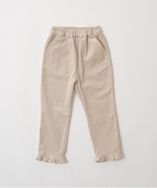 Lycee mine（リセマイン）の「ハートポケット裾フリルコーデュロイパンツ（その他パンツ・キッズ・アイボリー/ブラウン系/ブルーグリーン/ピンク/チャコール・100cm/110cm/120cm/130cm/140cm/150cm）」の7枚目の写真