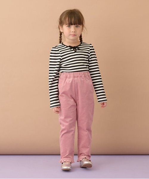 セール】ハートポケット裾フリルコーデュロイパンツ（その他パンツ