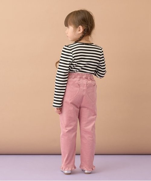 セール】ハートポケット裾フリルコーデュロイパンツ（その他パンツ