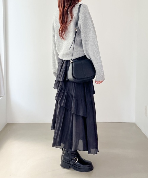 Heather（ヘザー）の「スパンコールロゴニット　149051（ニット/セーター・レディース・グレー/ネイビー/ピンク/レッド・FREE）」の12枚目の写真