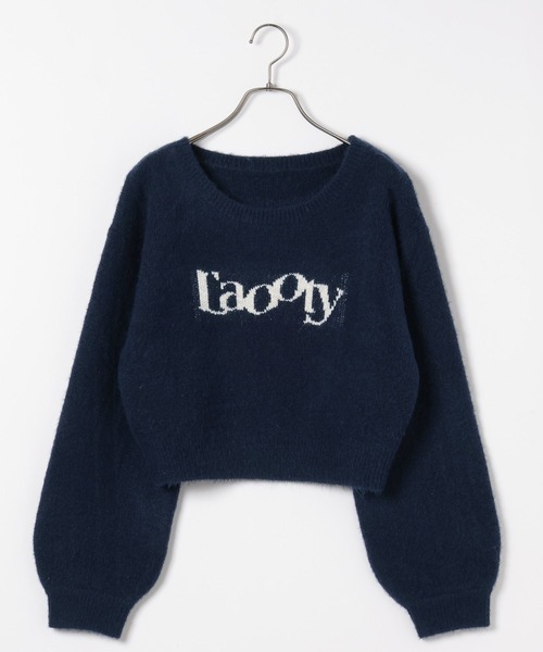 マーク＆ロナ　マルチスパンコールロゴハイゲージニット　23年モデル　定価5万 黒 マーク＆ロナ マルチスパンコールロゴハイゲージニット 23年モデル