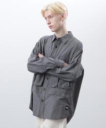 MANASTASH/マナスタッシュ/CARGO POCKET WORK SHIRTS/カーゴポケットワークシャツ