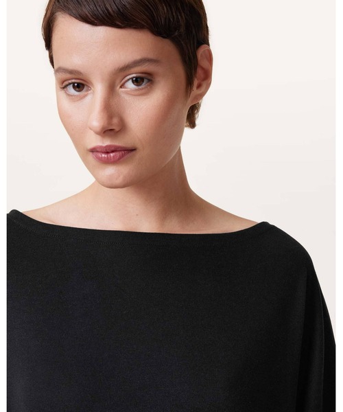 ALLSAINTS(オールセインツ)の「RITA RELAXED FIT T-SHIRT| RITA リラックス フィット Tシャツ(Tシャツ/カットソー・レディース・ブラック・L/M)」の2枚目の写真