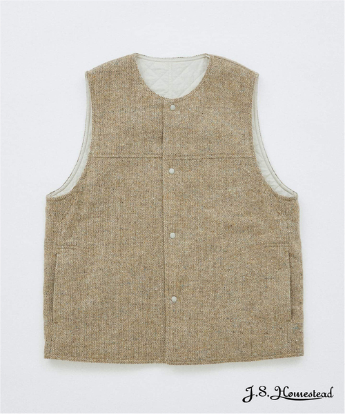 ジャーナルスタンダード ホームステッド】TWEED QUILT ブルゾン
