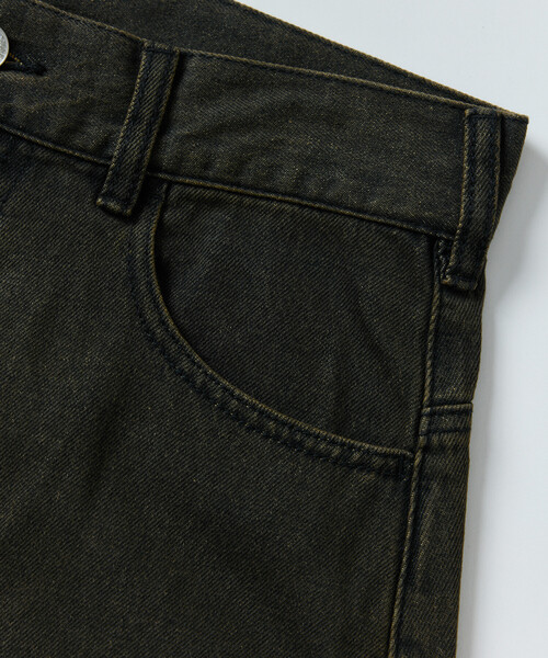 FREAK'S STORE（フリークスストア）の「限定展開 MR HEARTS/ミスターハーツ MR HEARTS/ミスターハーツ VINTAGE WASH WIDE SILHOUETTE CURVE DENIM（デニムパンツ・メンズ・ブラック/サックスブルー/ネイビー・SMALL/MEDIUM/LARGE）」の16枚目の写真