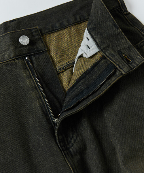 FREAK'S STORE（フリークスストア）の「限定展開 MR HEARTS/ミスターハーツ MR HEARTS/ミスターハーツ VINTAGE WASH WIDE SILHOUETTE CURVE DENIM（デニムパンツ・メンズ・ブラック/サックスブルー/ネイビー・SMALL/MEDIUM/LARGE）」の22枚目の写真