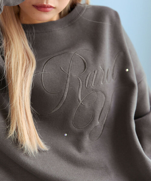 OLIVE des OLIVE(オリーブデオリーブ)の「ロゴ刺繍スウェット(Tシャツ/カットソー・レディース・スミクロ/サックスブルー/トップグレー/オフホワイト・FREE)」の14枚目の写真