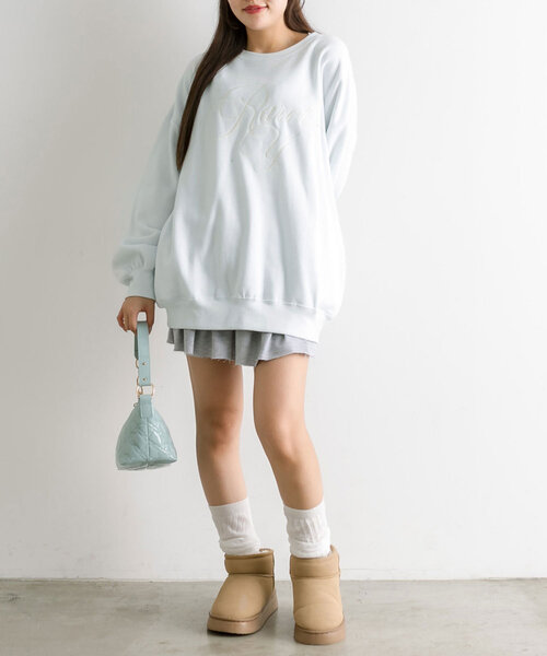ロゴ刺繍スウェット（Tシャツ/カットソー）｜OLIVE des OLIVE