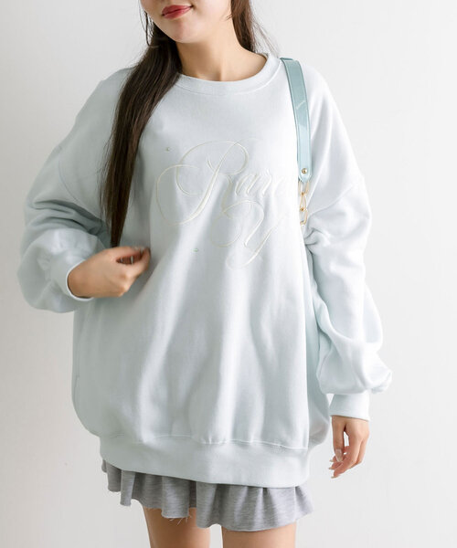 ロゴ刺繍スウェット（Tシャツ/カットソー）｜OLIVE des OLIVE