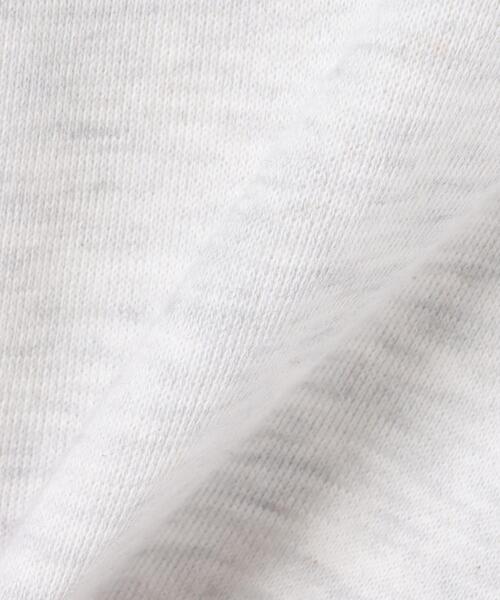 INGNI（イング）の「裾ドロストBackハートスウェットショートトップス（スウェット・レディース・チャコールグレー/オフホワイト/バーガンディー/オートミール・M）」の8枚目の写真