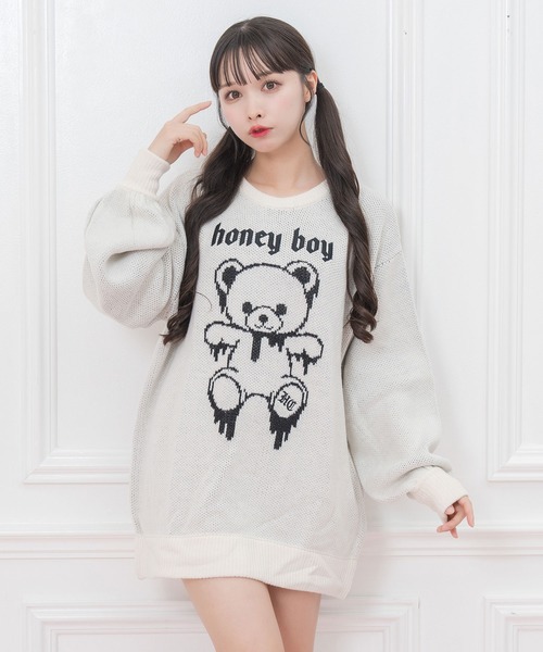 Honey Cinnamon（ハニーシナモン）の「ジャガードシナモン big ニット