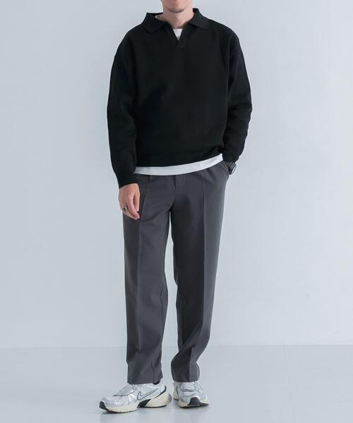 ITEMS URBANRESEARCH(アイテムズ アーバンリサーチ)の「ミラノリブ スキッパーニットインナーセット(ニット/セーター・メンズ・ブラウン/ベージュ/ブラック・MEDIUM/LARGE)」の21枚目の写真