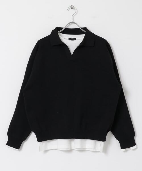 ITEMS URBANRESEARCH(アイテムズ アーバンリサーチ)の「ミラノリブ スキッパーニットインナーセット(ニット/セーター・メンズ・ブラウン/ベージュ/ブラック・MEDIUM/LARGE)」の20枚目の写真