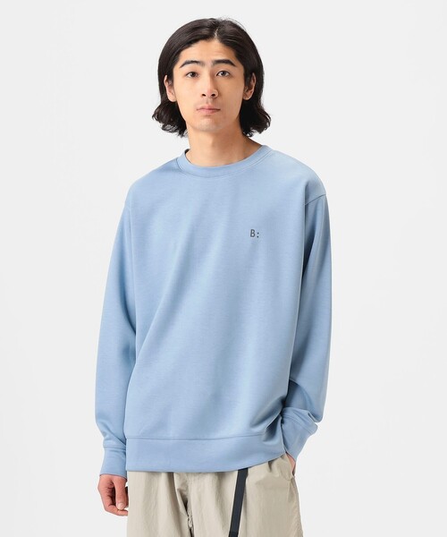 大人気！mnml ★シンチ ボトム クルーネック★クーポン付き B:MING by BEAMS（ビーミング by ビームス）ポンチ ワンポイント