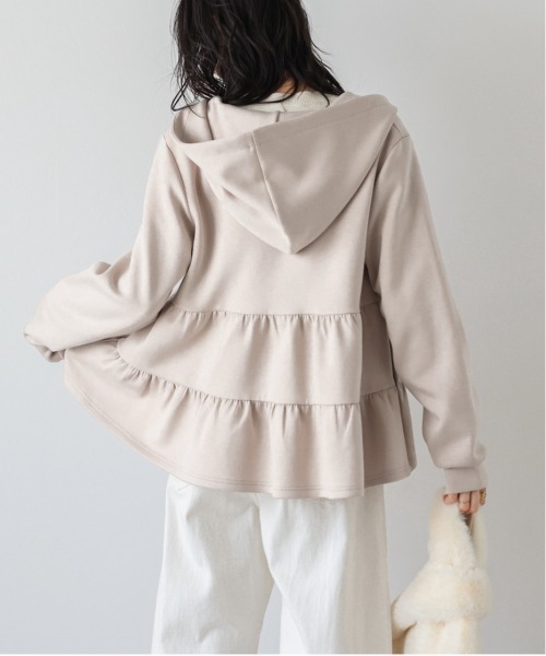 Lajour（ラジュール）の「[日本製]ティアードジップパーカー