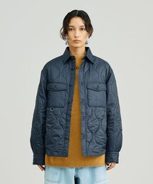 J.PRESS YORK STREET（ジェイプレスヨークストリート）の「【UNISEX】キルティング シャツジャケット（ダウンジャケット/コート）」