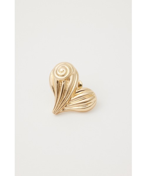 SLY(スライ)の「HEART METAL P/EARRING ハート メタル ピアス(ピアス(両耳用)・レディース・シルバー/ゴールド・FREE)」の7枚目の写真