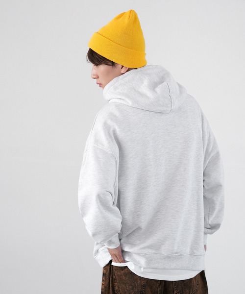 SIDEWAY STANCE（サイドウェイスタンス）の「【SIDEWAY STANCE】特殊加工 スウェット パーカー（パーカー・メンズ・ネイビー/ブラック/ライトグレー系1/ネイビー系/グレー系/ネイビー系1/ブラック系1/ライトグレー/ブラック系・SMALL/X-LARGE/LARGE/MEDIUM）」の16枚目の写真