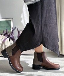 【Fiammifero】【片足200g】軽量設計サイドゴアブーツ【3Eゆったり】