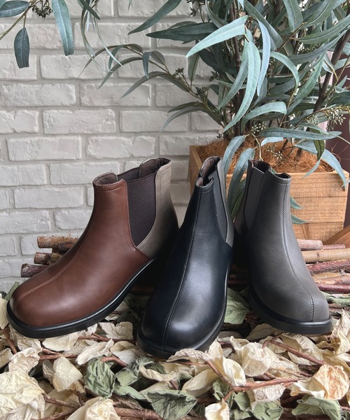 LUGG NAGG(ラグナグ)の「【Fiammifero】【片足200g】軽量設計サイドゴアブーツ【3Eゆったり】(ブーツ・レディース・ブラック/グレー/ダークブラウン・22.5cm/23.0cm/23.5cm/24.0cm/24.5cm)」の20枚目の写真